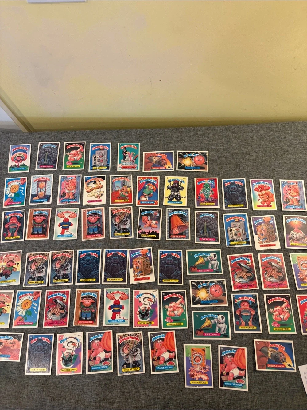 Series 8 garbage pail kids cards set of 60+